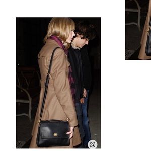 Coach Vintage Leather Black Bag - Used